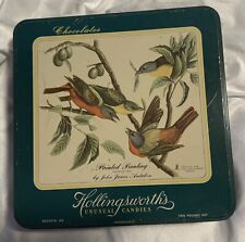 Vintage Hollingsworth’s Candies Candy Tin Augusta GA Audubon Painted Bunting picture