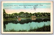 Lake Isabella Woman's Club Lake City Florida FL 1933 Postcard picture