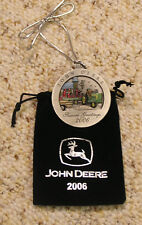 2006 John Deere Pewter Christmas Ornament picture