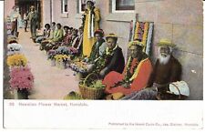 Honolulu Hawaii c.1907 Flower Market  Private Mailing Card Antique Postcard [4] picture