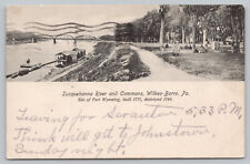 Wilkes Barre Pa Pennsylvania - Susquehanna River & Commons  - Postcard - 1907 picture