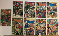 Lot of 9 The Mighty Thor Marvel Comics #405 409 410 413 415 419 420 436 458 picture