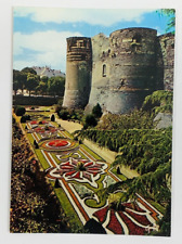 In Anjou Angers Maine-et-Loire The Chateau and gardens Postcard France picture