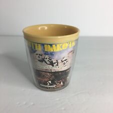 Vintage South Dakota Plastic Mug Cup  Mount Rushmore Dinosaur Corn Palace picture