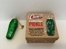 Raising Canes Chicken Fingers A Christmas Pickle Ornament 2016 Rare picture