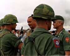 General Westmoreland & President Lyndon B. Johnson 8x10 Vietnam War Photo 510 picture