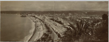 France, Nice, Panorama Vintage Albumen Print, France Albumin Print 22x60  picture