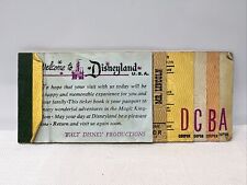 Vintage Disneyland 1971 Ticket Book /Adult Main Gate Admission Book  A-D T137259 picture