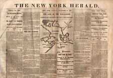 The New York Herald, Sunday December 13, 1863, Loss of Iron Clad Weehawkeen picture