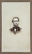 Antique Victorian CDV Photo Card Handsome Bearded Man West Randolph, VT picture