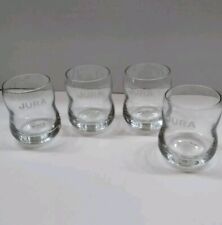 Jura Single Malt Scotch Whisky Tumblers Glassware Set Of 4 Heavy Bottoms picture