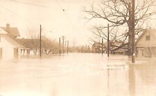 RPPC Evansville IN Riverside Ave NW 1937 FLOOD Rech Photo #28 Photo Postcard picture