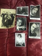 8 Famous International Musicians ,Performers  Signed Autographed  Photos X 515 picture