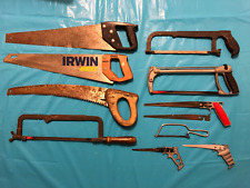10 Pc. Lot Of Vintage Hand Saws picture