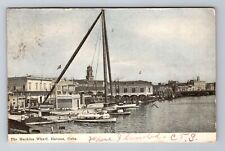 Havana-Cuba, Machina Wharf, c1907 Antique Vintage Souvenir Postcard picture