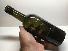 Antique Whitbread Trademark Dark Olive Green Beer Bottle. picture