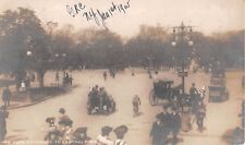 c.1905 RPPC Very Early Cars Entrance to Central Park Manhattan NY picture