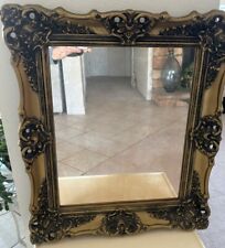 Ornate MCM Mirror/Frame Vintage Resin/Plastic 25 X22 picture