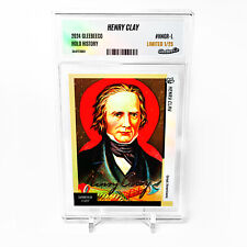 HENRY CLAY Great Americans Card GleeBeeCo Holo History (Slab) #HNGR-L Only /25 picture