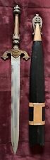 Vintage Gladiator Medieval Roman Style Sword, Heavy Metal Blade Prop Theater picture