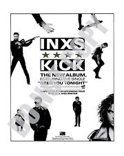 1987 INXS Kick Album Need You Tonight Magazine Promo Ad 8x10 Photo picture