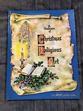 Vintage Ideals 1961 Treasure Of Christmas Religious Art Hardcover Book picture