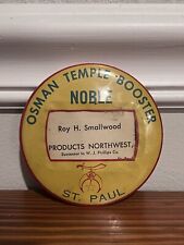 c1930 Osman Temple Booster St Paul Masonic St Paul MN Pin Pinback Identified Man picture