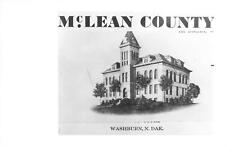 RPPC McLean County Courthouse, Washburn, North Dakota Real Photo Postcard picture