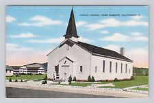 Postcard Typical Chapel Camp Roberts California picture