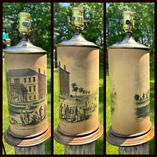 Vintage Tufts College Lamp Fully Functional Somerville University Massachusetts picture