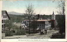 TROY NH Mill Street Troy Blanket Mills c1910 Postcard picture