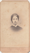 1860s Civil War Era CDV Portrait of Woman Bundy & Williams New Haven CT picture