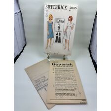 Vintage Butterick Printed Pattern 3135 Misses' Semi-Fitted Dress Size 16 Bust 36 picture