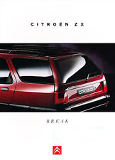 1995 1996 Citroen ZX German Prospekt Sales Brochure picture