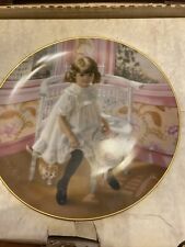 EASTER AT GRANDMA'S collector plate SANDRA KUCK Days Gone By CHILDREN Bonnet picture