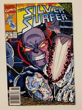 Silver Surfer # 59 (1991) Vs. Thanos - Marvel Comics - Newsstand Edition picture