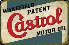 Wakefield Patent Castrol Motor Oil Vintage Novelty Metal Sign 8