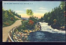 VTG Postcard Linen 1930-45, The Lower Ammonoosuc Falls, White Mts New Hampshire picture