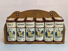 Vintage Westwood Books Spice Rack Windmills Made In Japan Complete With Shelf picture
