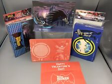 VTG Paper Magic group 2 boxes BATMAN 3D PopUp VALENTINE CARDs DC Comics large picture