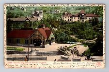 Manitou CO-Colorado, Soda Springs, Ladies & Gents, Vintage c1906 Postcard picture