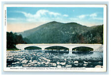 c1920's Mohawk Trail, Deerfield River View Charlemont, Massachusetts MA Postcard picture
