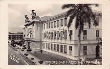 RPPC University of Panama Canal Zone Cancel Gorgas Stamp Photo Vtg Postcard A16 picture