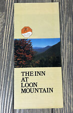 Vintage The Inn At Loon Mountain Lincoln NH Brochure Pamphlet Souvenir picture