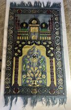 Vintage Handmade Prayer Rug Tapestry Wall Hanging 41”x 25” picture
