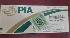 PIA AIRLINES PASSENGER TICKET WITH AUSTRALIA 10$ REVENUE TAX STAMP picture