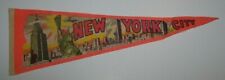 New York City Pennant Empire State Statue of Liberty United Nations RCA Building picture