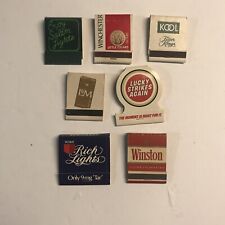 Vintage Lot (7) Cigarette Ad Matchbooks...all Full picture