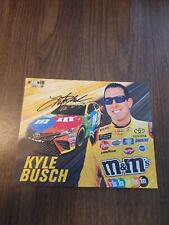 Kyle Busch # 18 Autographed 2018 M&M's Racing Hero Card picture