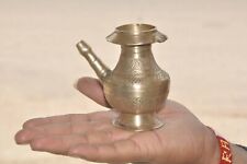 Old Brass Handcrafted Fine Quality Solid Unique Holy Water Pot picture